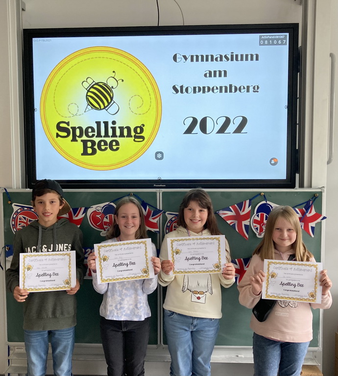 Spelling Bee Wettbewerb in der Klassen 5