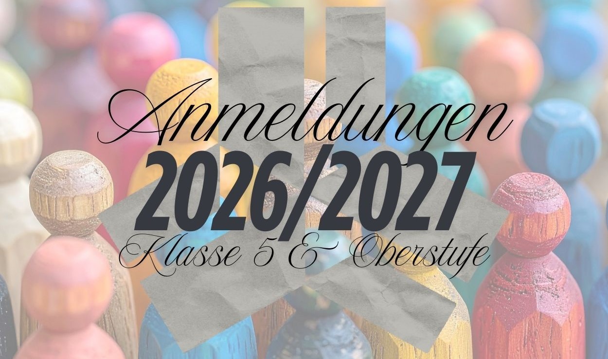 Anmeldungen für das Schuljahr 2026/2027